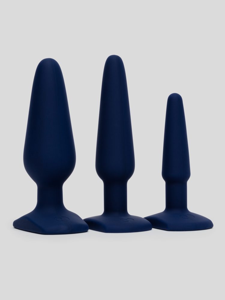 Lovehoney Booty Bound Analplug-Set aus Silikon für Analtraining (3-teilig)