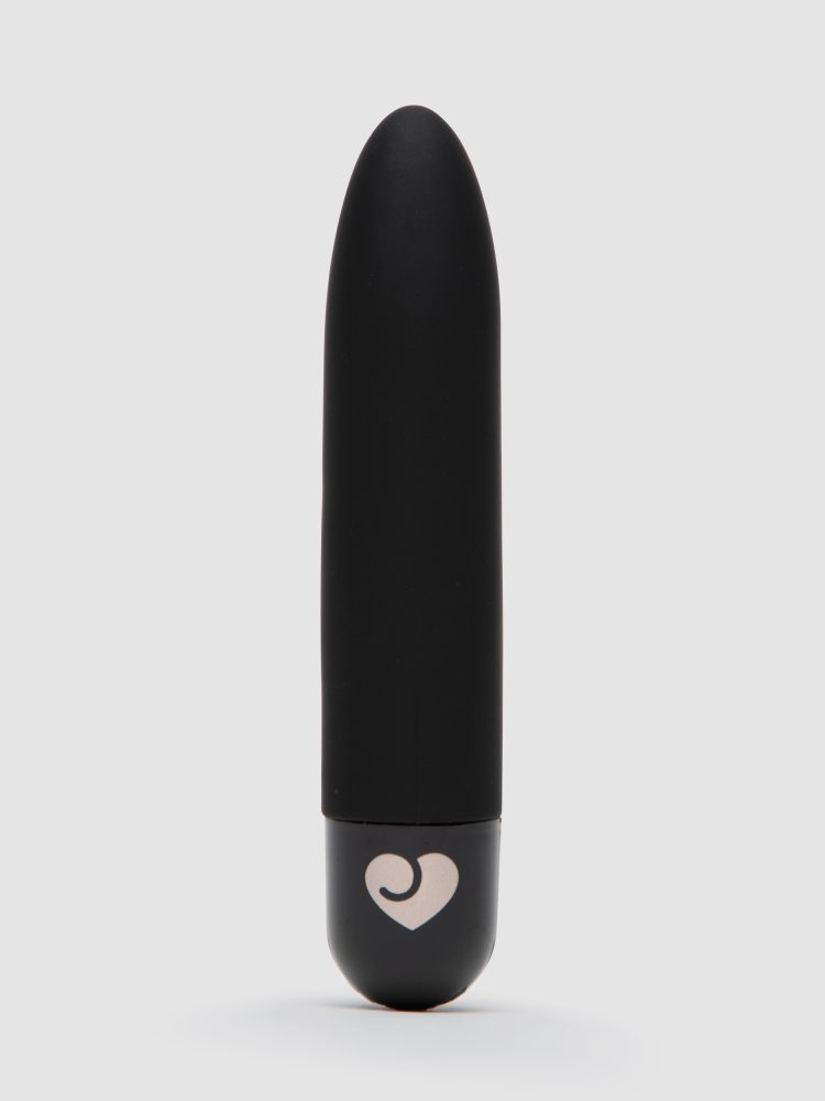 Lovehoney Mini Thrill Rechargeable Silicone Bullet Vibrator (Black), Schwarz - Amorana