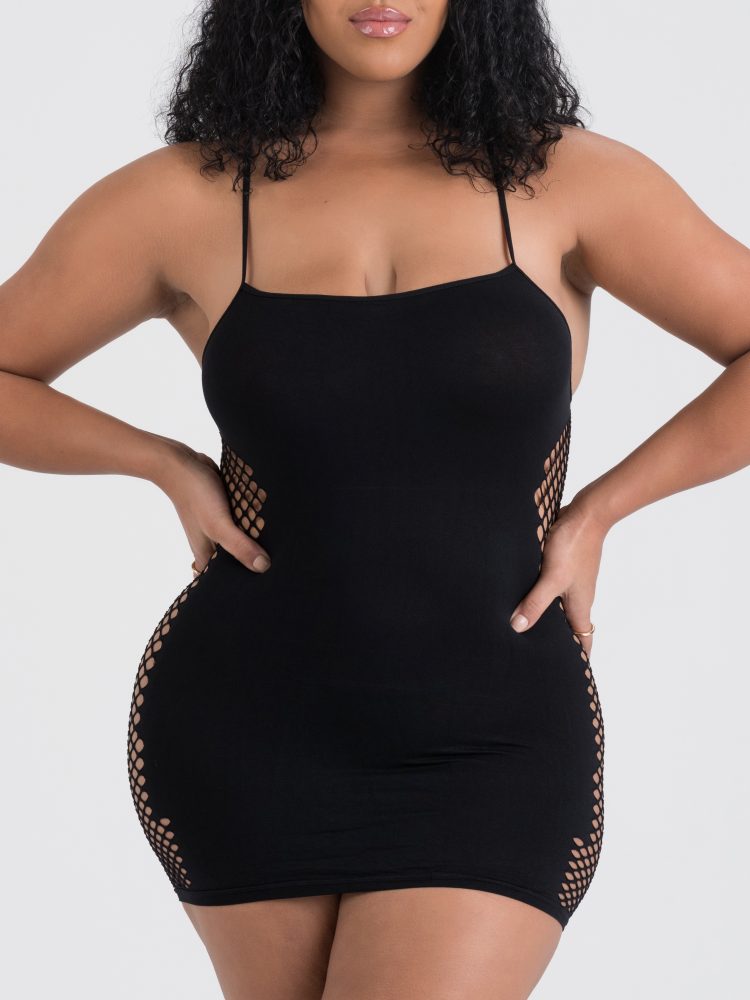 Lovehoney Hourglass Black Mini Dress (Black One size), Schwarz - One size - Amorana