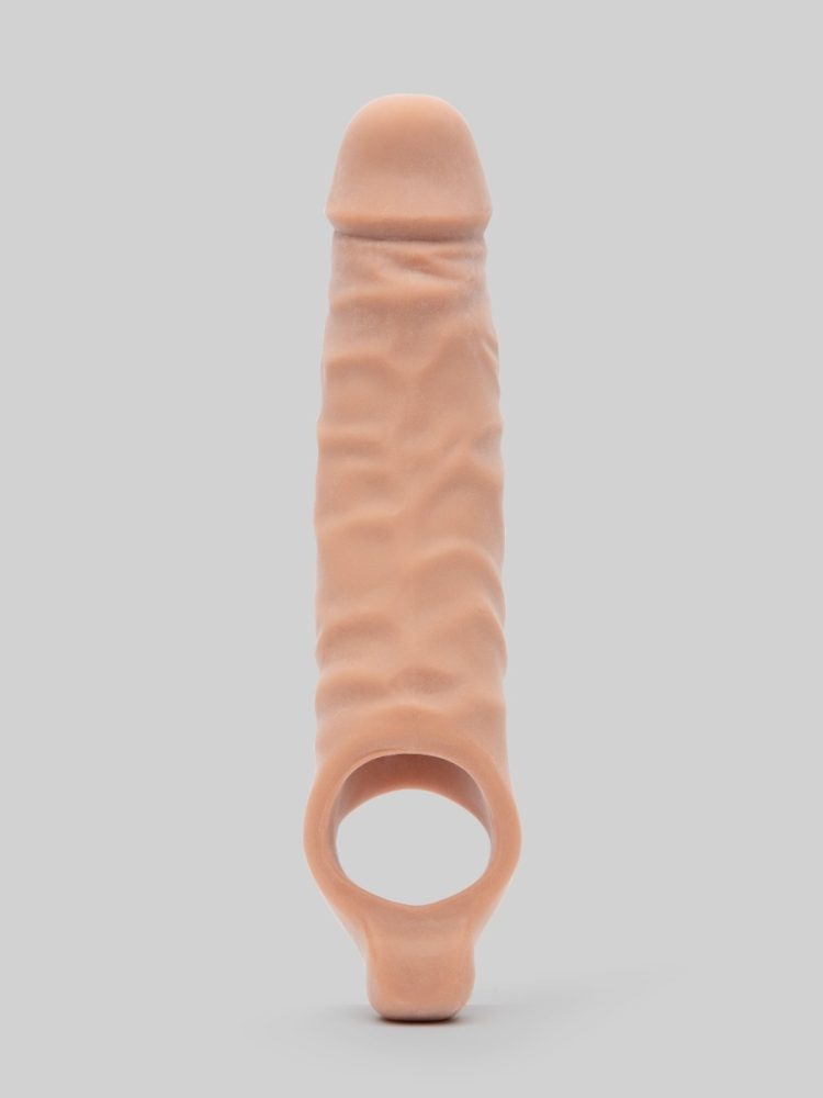 Lovehoney Mega Mighty 3 Extra Inches Penis Extender with Ball Loop Flesh Tan, Flesh Tan - Amorana