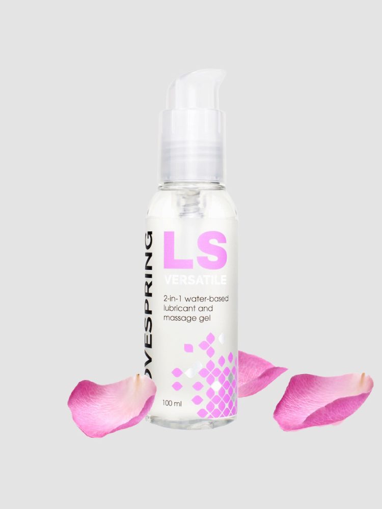 Lovespring LS Versatile 2 in 1 Water-Based Massage and Lubricant Gel[Transparent-100 ml], 100 ml - Amorana