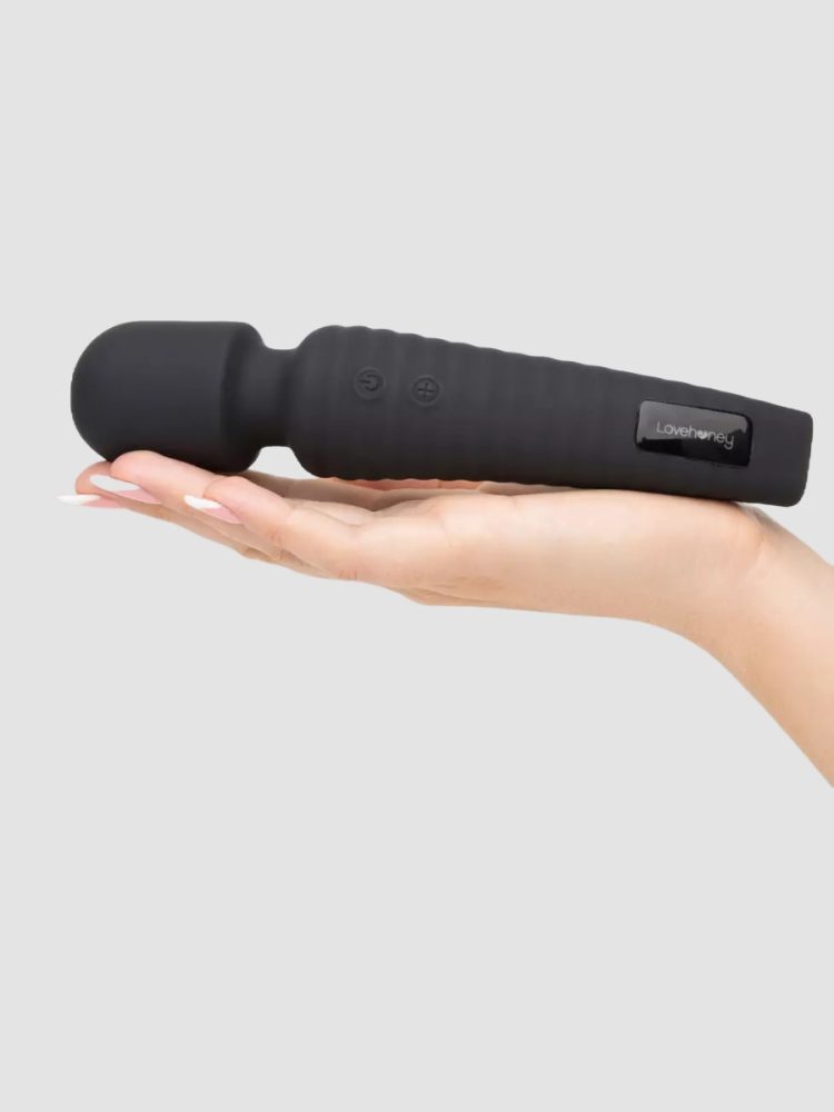 Lovehoney Dream Wand Rechargeable Mini Massage Wand Vibrator (Black), Schwarz - Amorana