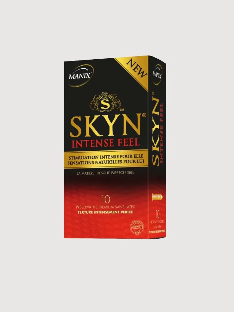 Manix - Skyn Intense Feel Latexfreie Kondome - Nude - Polyisopren - 10 Stück
