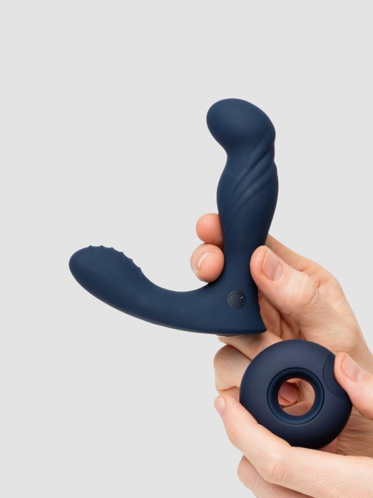 BFS - Mantric Rechargeable Remote Control Prostate Vibrator BLUE (Blue), Blau - Amorana