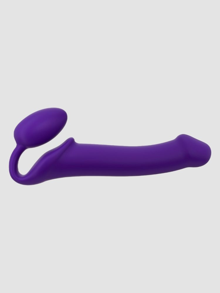 strap-on-me Bendable Strap-on Strap-on Dildo[Violet-Large], Large - Amorana