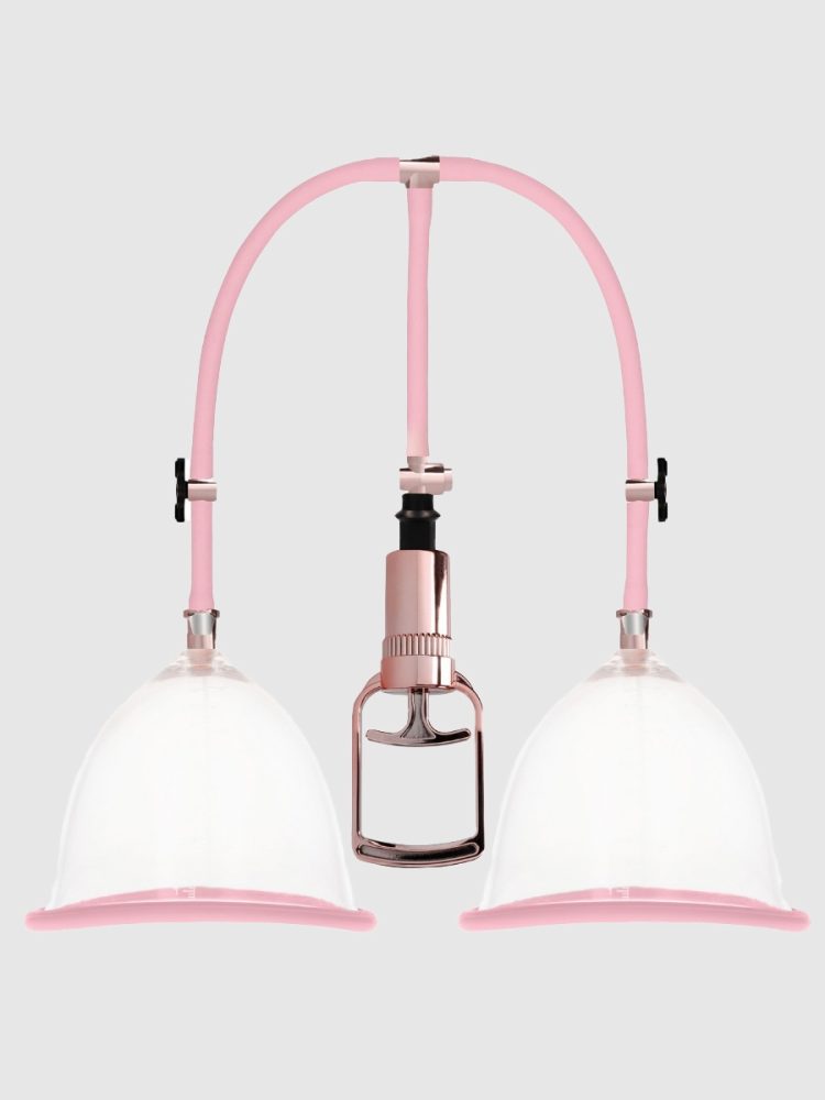 Pumped Breast Pump Set Brustpumpe[Pink-Large], Large - Amorana