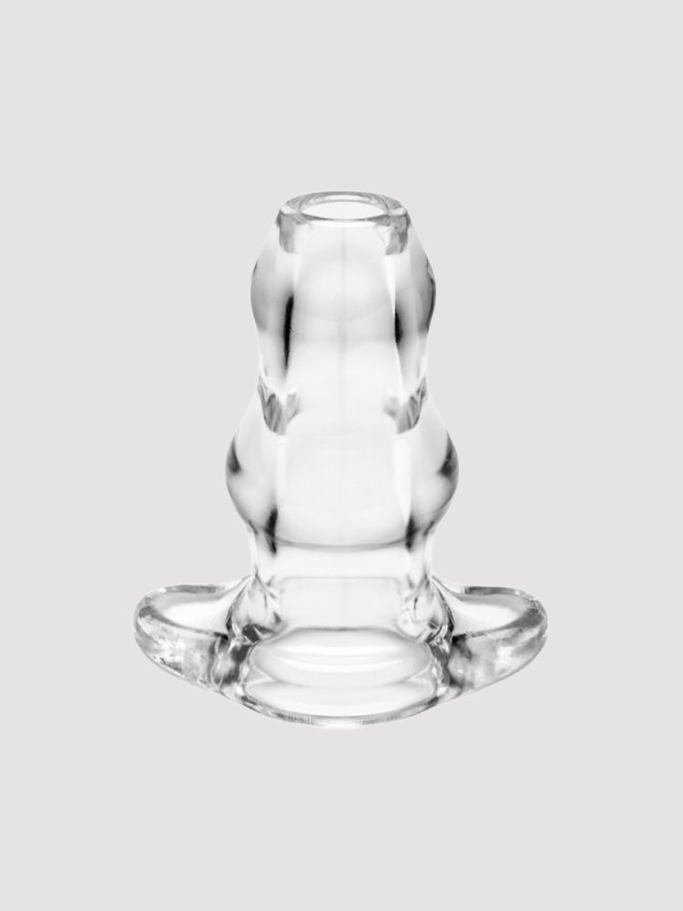 Perfect-Fit Double Tunnel Medium Anal Plug[Transparent], Transparent - Amorana