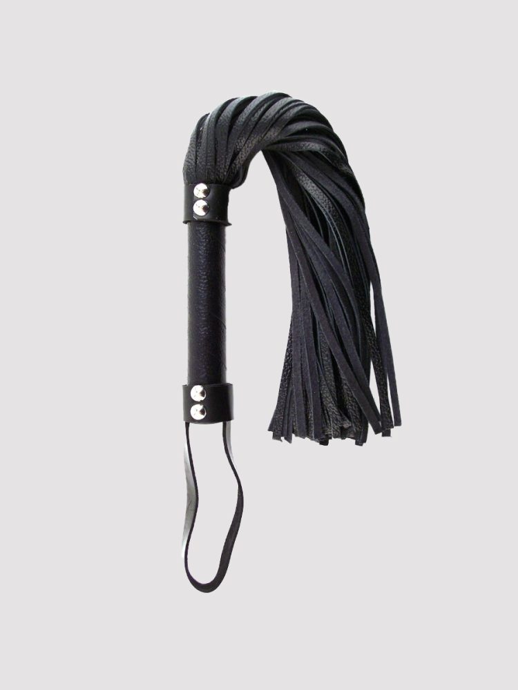 Rouge Short Flogger Whip[Black], Schwarz - Amorana