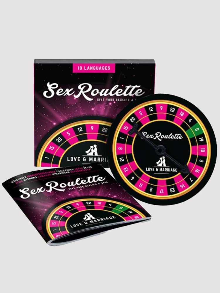 Tease-and-Please Sex Roulette Love & Marriage Sexy Game[Pink], Love & Marriage - Amorana