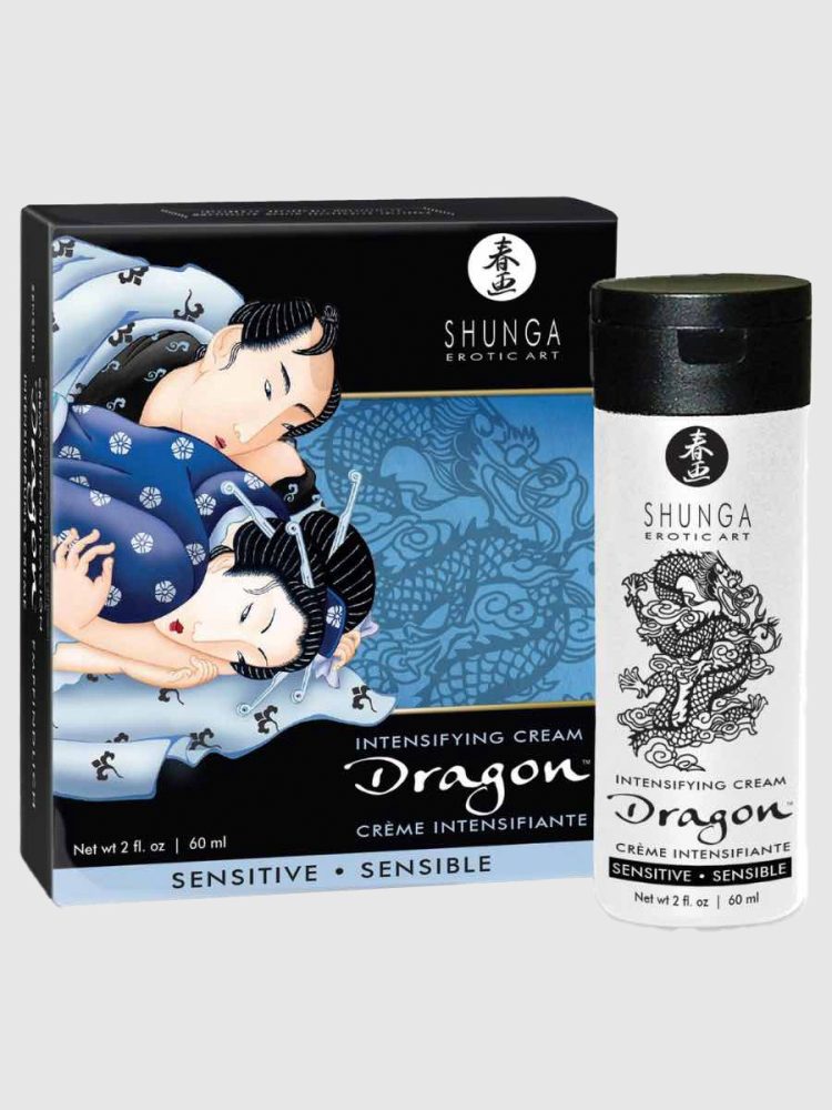 Shunga - Dragon Sensitive Virility Cream - Transparent - 60ml