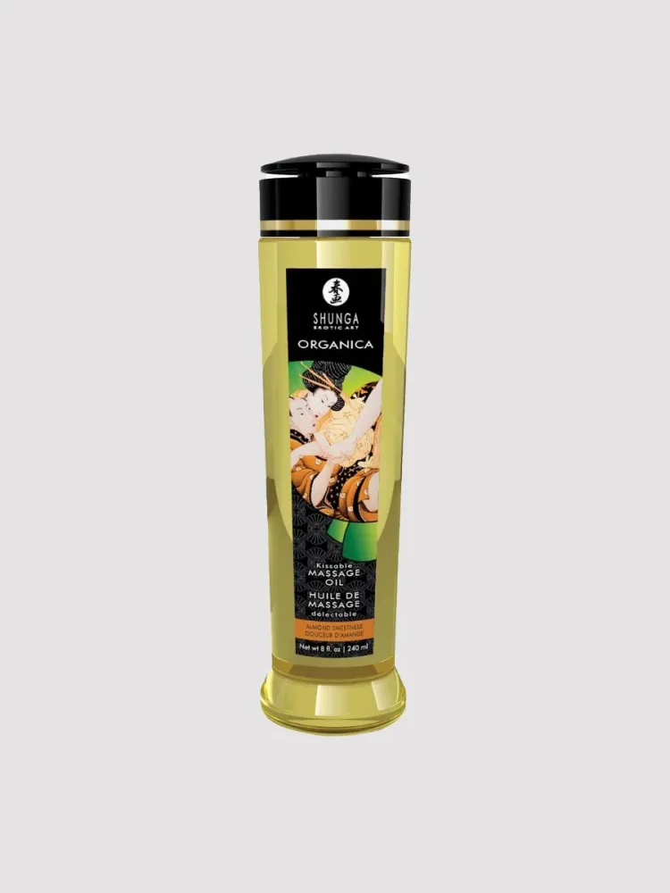 Shunga Almond Sweetness Massage Oil Organica 240ml, Süsse Mandeln - Amorana