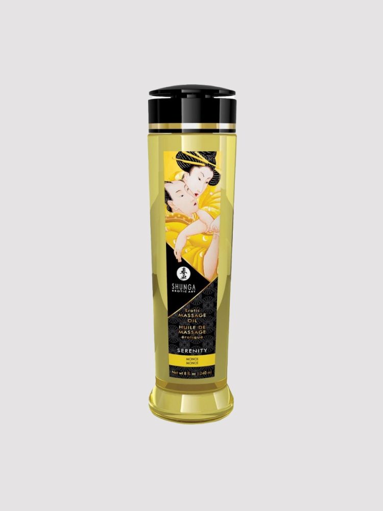 Shunga Serenity Massage Oil[Transparent-240-ml], Monoi - Amorana