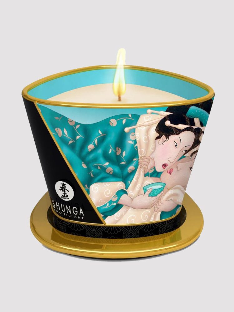 Shunga Massage Candle[White], Lotus Blüte - Amorana