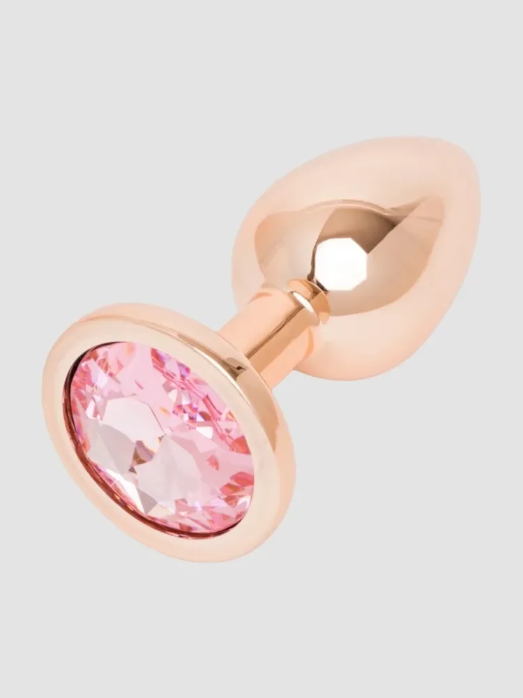 Lovehoney Roségold Anal Plug mit Edelsteinen