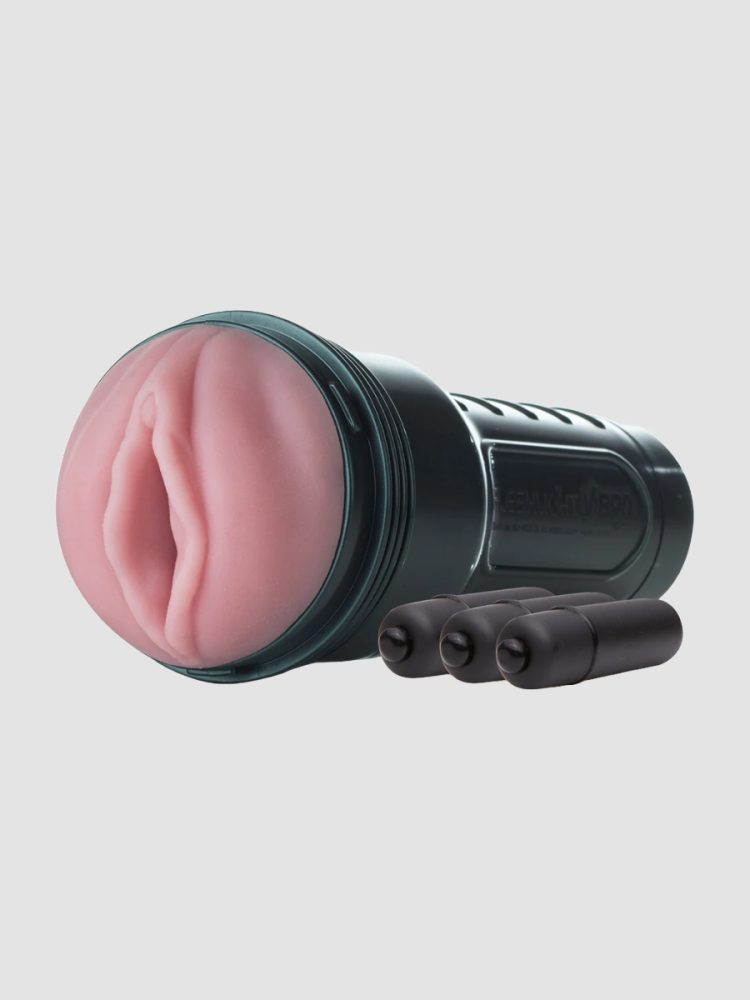 Fleshlight Vibro Pink Lady Touch Vibrating Male Masturbator, Vaginal - Amorana