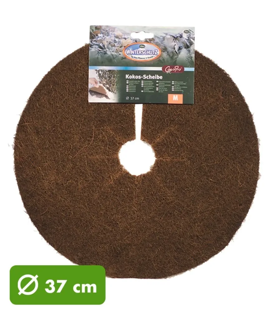 Kokos-Abdeckscheibe 37 cm dunkelbraun