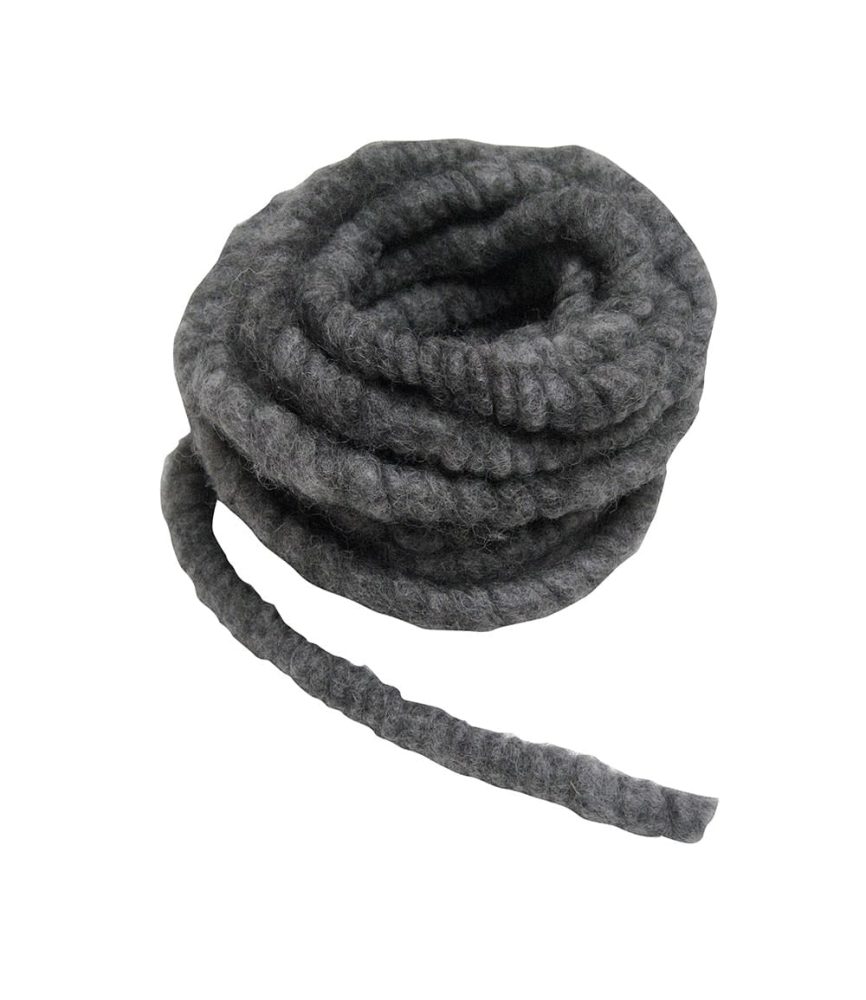 Wollkordel aus Schafwolle ´grau´ 3 m (3 m)
