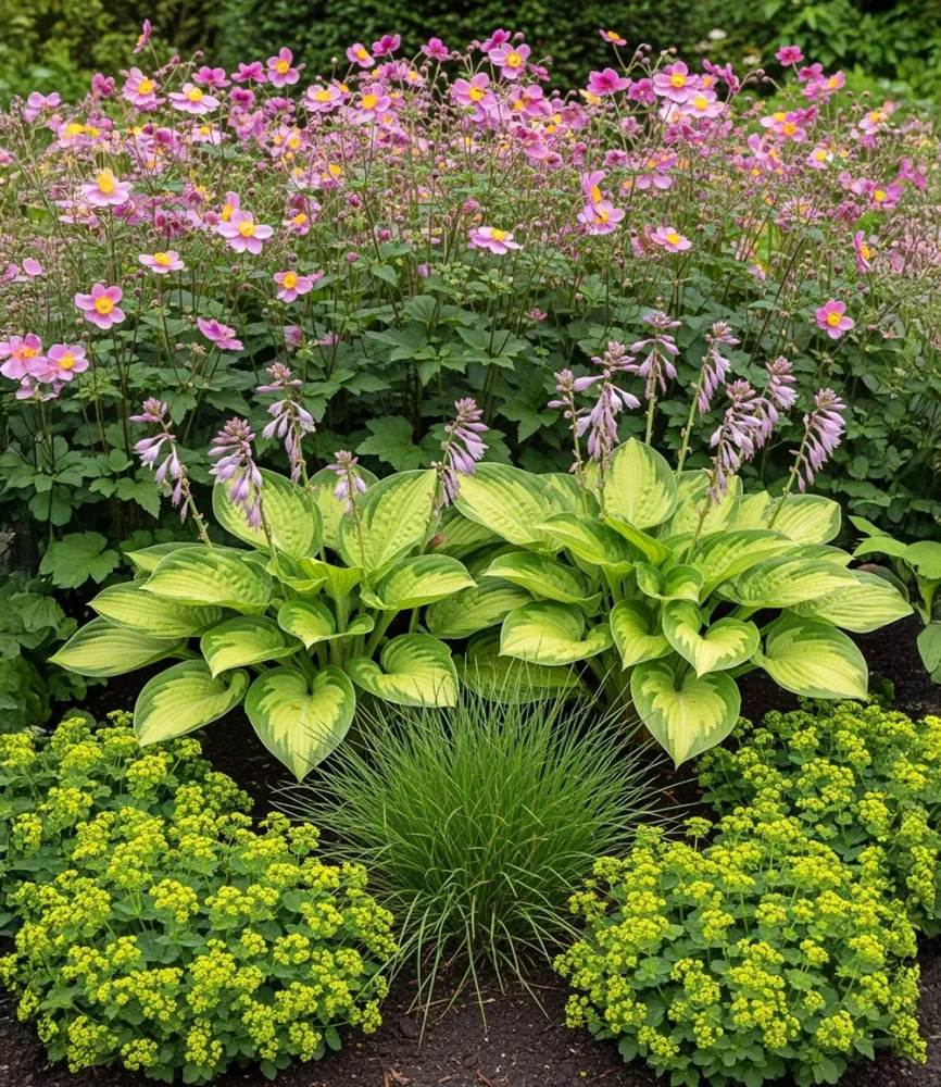 9er Staudenbeet 'Schattengarten'