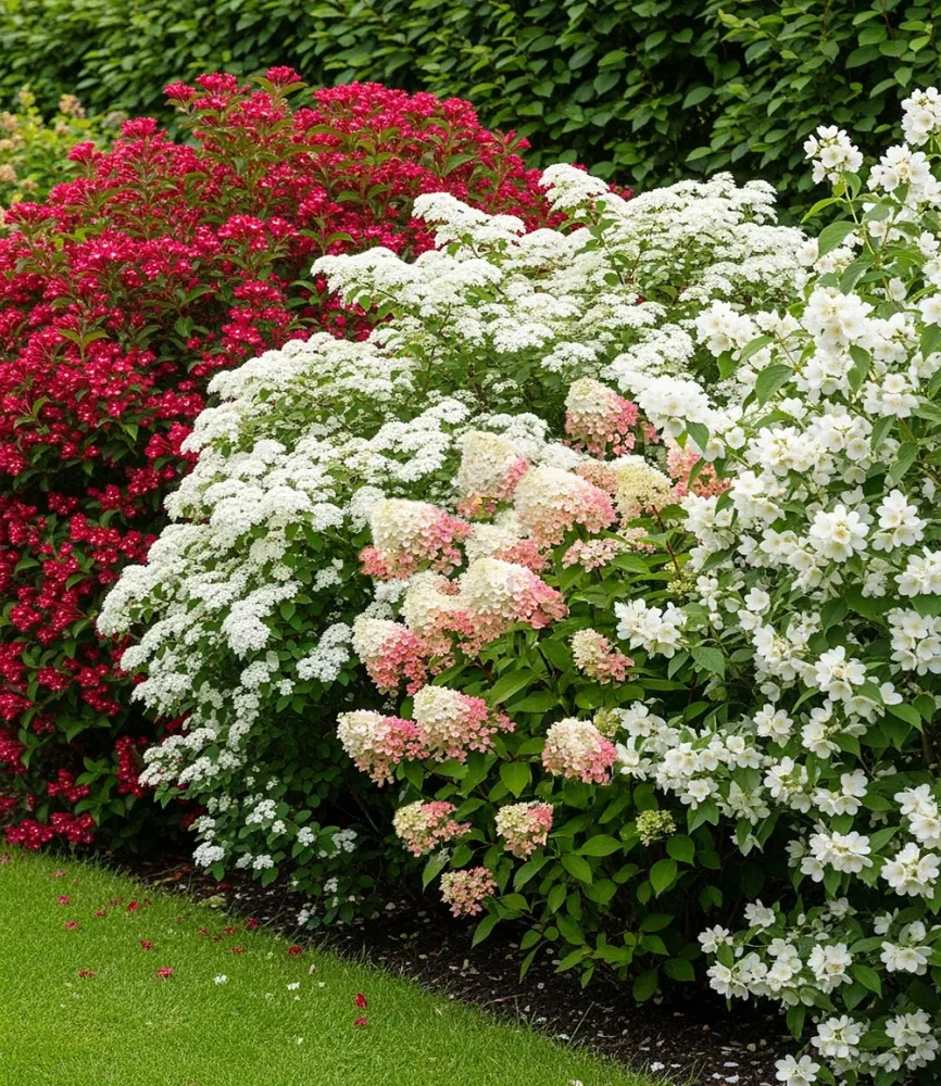 Duftende Blütenhecke