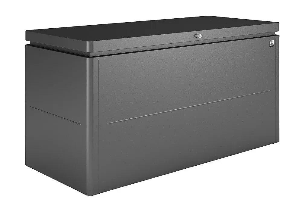 Biohort Loungebox 160 Aufbewahrungsbox 160x70x83,5cm Dunkelgrau-Metallic