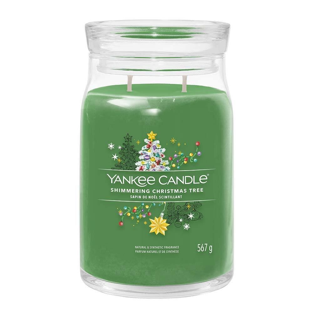 Yankee Candle Duftkerze Signature Shimmering Christmas Tree 567 g
