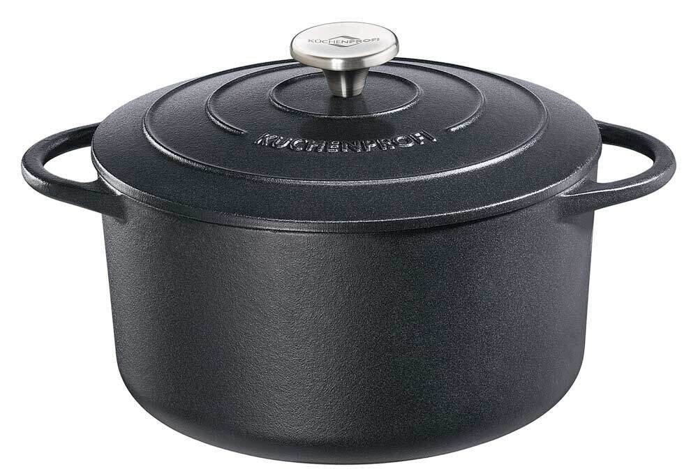 Küchenprofi Bratentopf Rund PROVENCE Schwarz Bräter Classic Black 26 cm