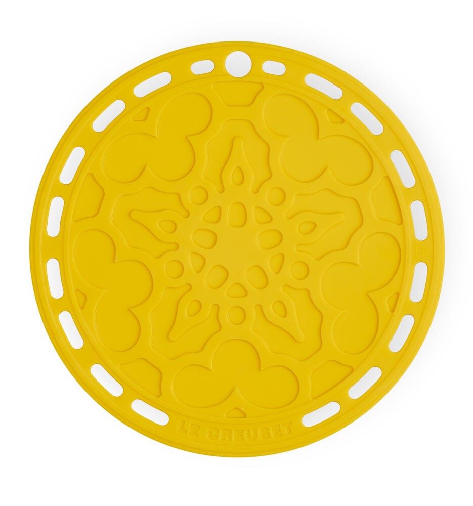 Le Creuset Silikon Untersetzer Tradition Rund Nectar Gelb 20cm