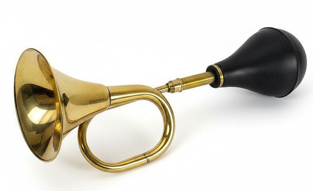 Ballhupe Oldtimer Nostalgie Hupe Messing Horn Laut Vintage Antik Stil
