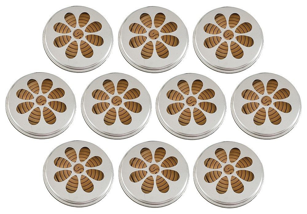 10 x 10 Citronella Rauchspiralen mit Halter Mückenschutz Insektenschutz