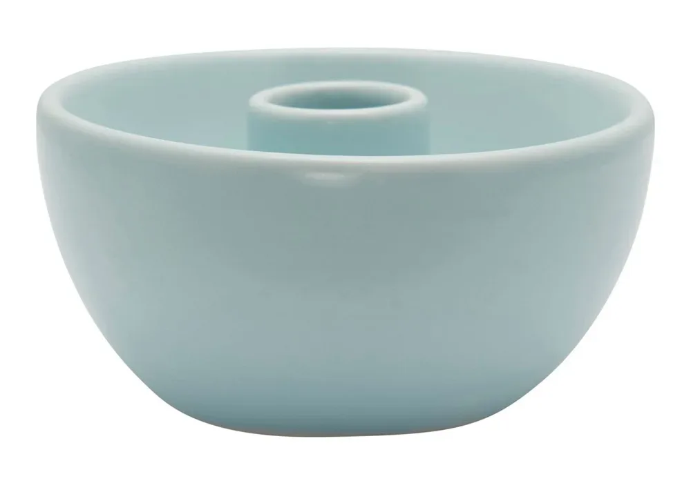 Greengate Keramikleuchter Kerzenhalter Hellblau