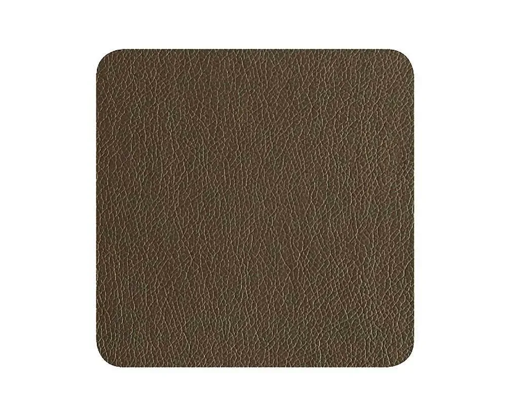ASA Untersetzer Coaster quadratisch 4er Set Country Braun 10 x 10 cm