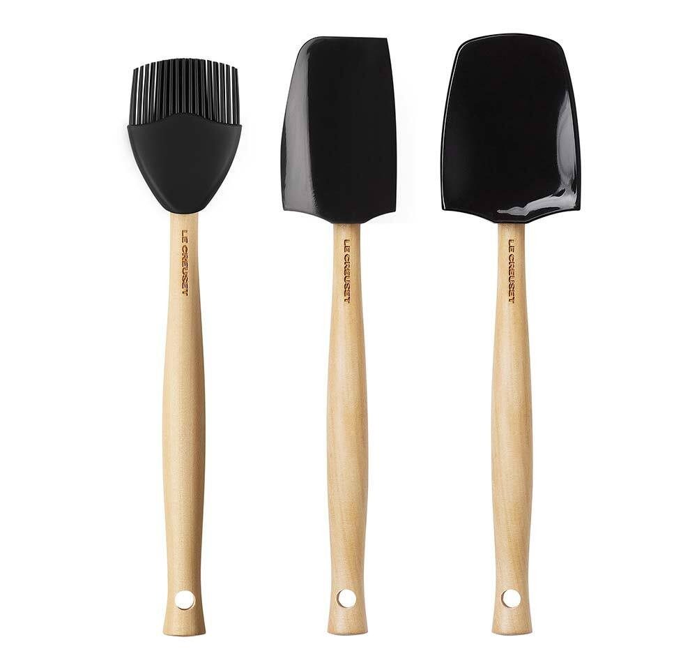 Le Creuset Kochkellen-Set 3-tlg. Craft Schwarz