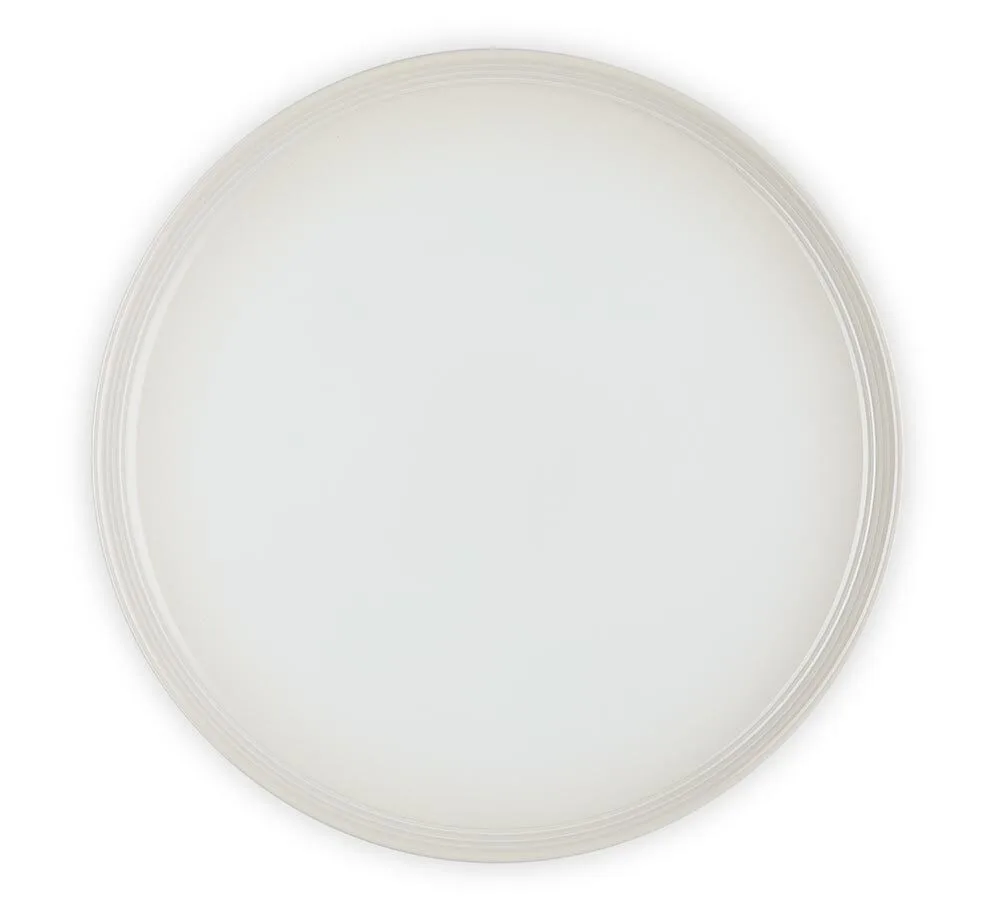 Le Creuset Speiseteller Coupe Steinzeug Meringue 27cm