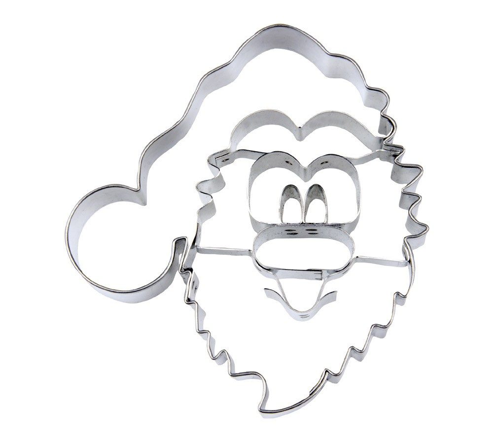Städter Ausstechform Nikolausgesicht Edelstahl 9cm