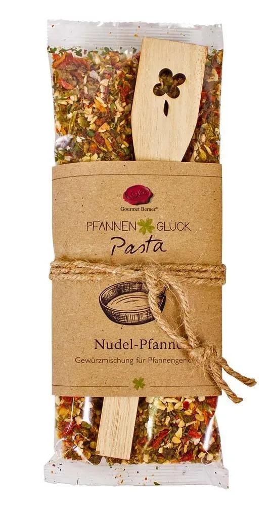 Gourmet Berner Geschenkset Pfannenglück Pasta Gewürzmischung Kleeblatt