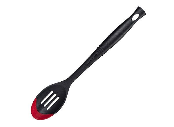 Le Creuset Schaumlöffel mit Silikon-Einsatz Schwarz/Rot