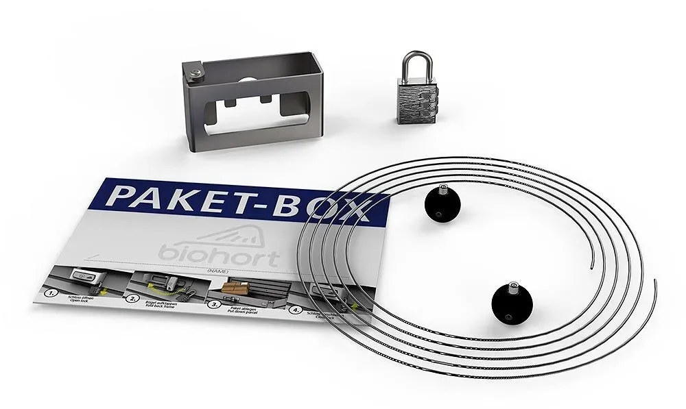 Biohort Paket-Kit Umrüstsatz von Freizeitbox auf Paket-Box