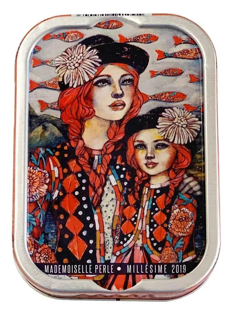 La Perle des Dieux Jahrgangssardinen 2019 Mademoiselle Perle - Dose 115 g