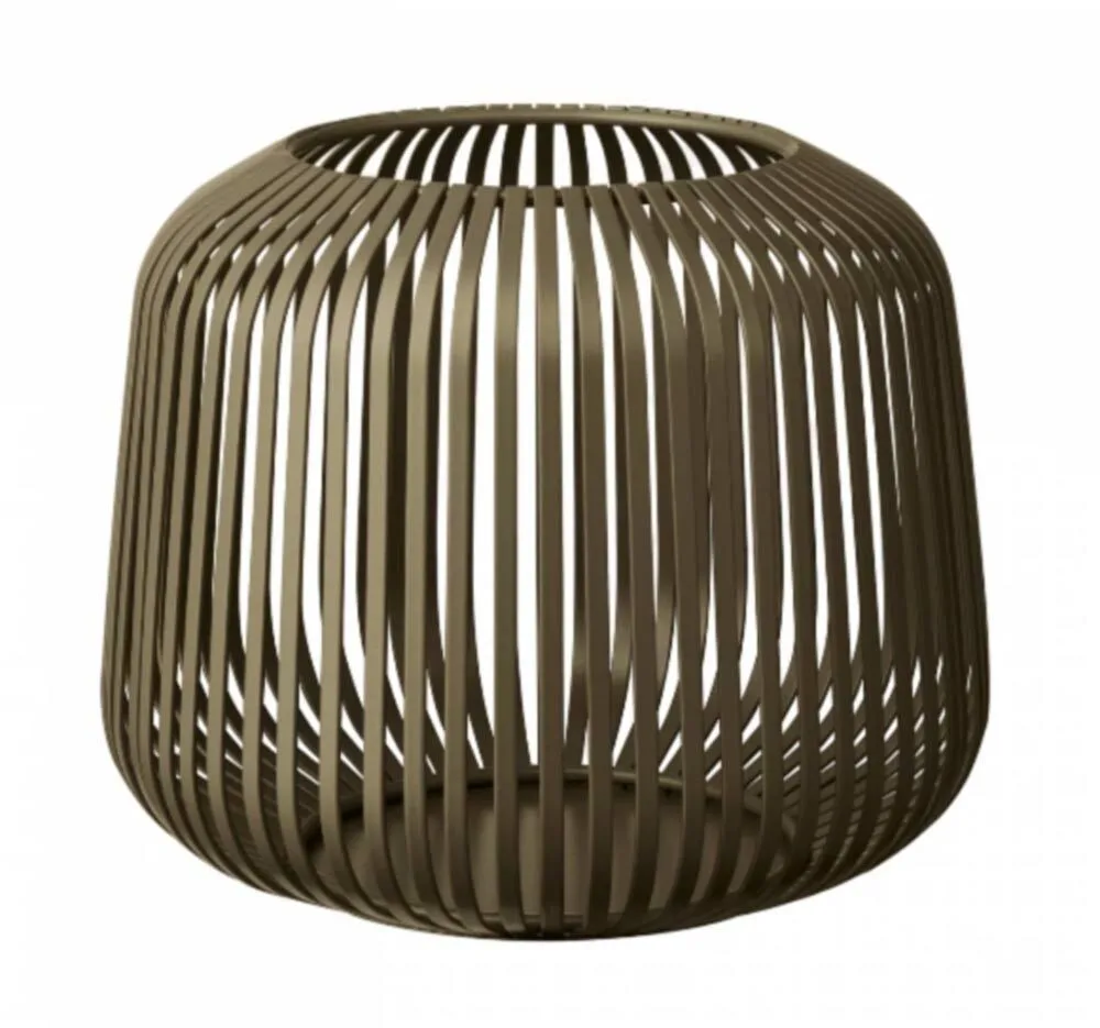 blomus Laterne LITO Burned Metal Windlicht S