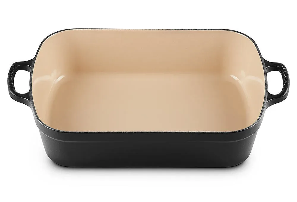 Le Creuset Bratreine Signature Gusseisen Schwarz 37 cm