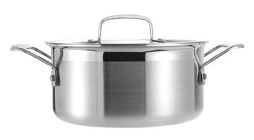 Le Creuset Bratentopf 3-Ply Edelstahl 20cm
