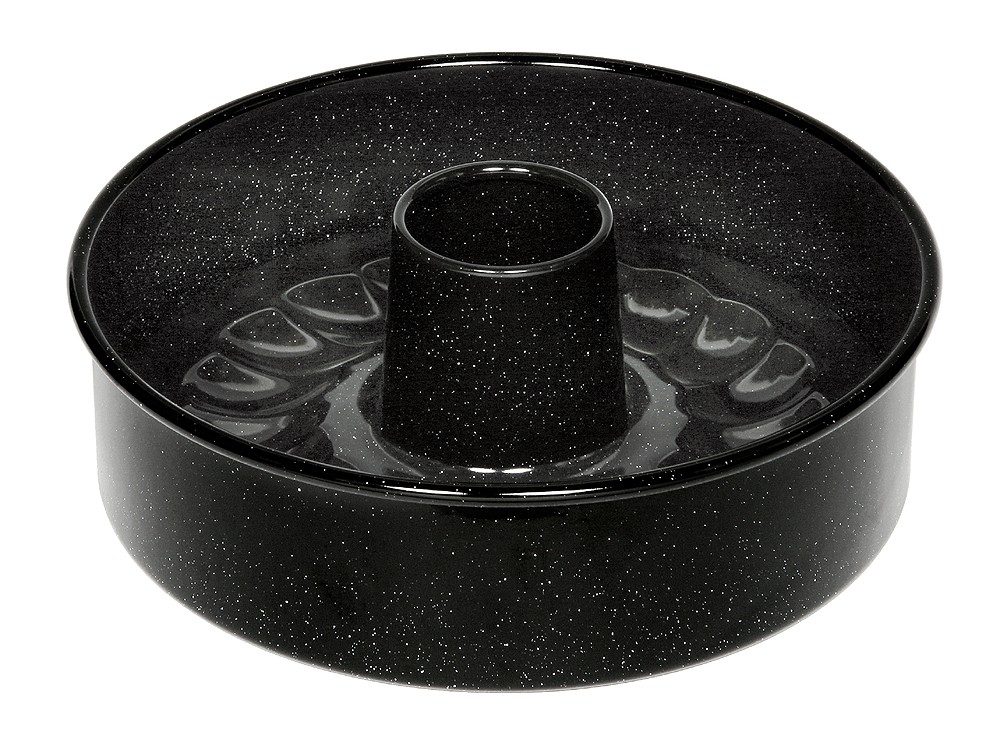 Riess Tortenform 3-teilig Emaille Schwarz 26cm