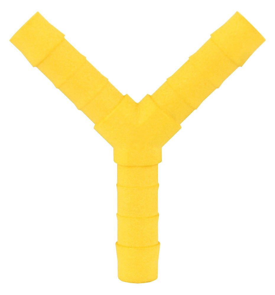 Lilie Y-Verbinder WeißGELB Innen-Ø 10mm