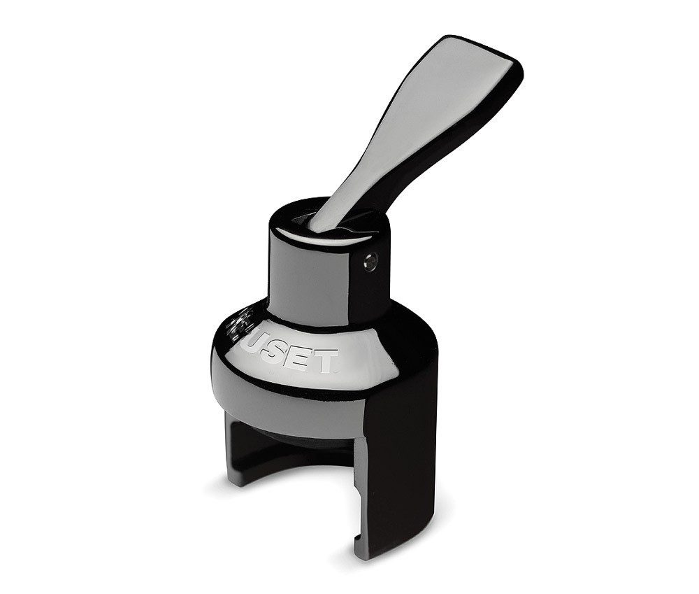 Le Creuset SW-101 Sekt-Verschluss Black Metal