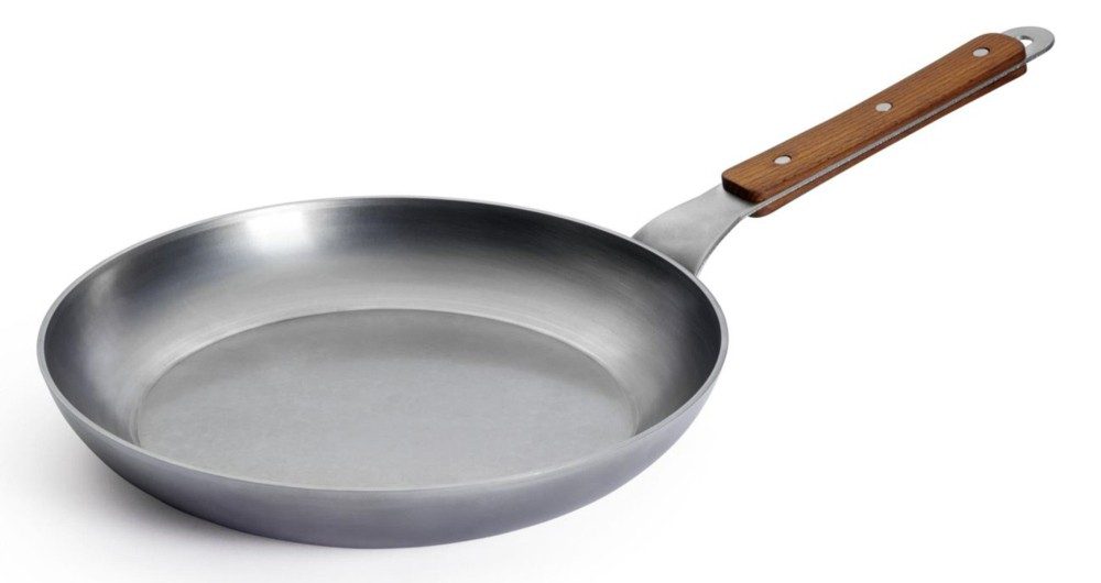 Woll Carbon Steel Bratpfanne Flach Induktion Flachpfanne Karbonstahl PFAS-frei 28 cm