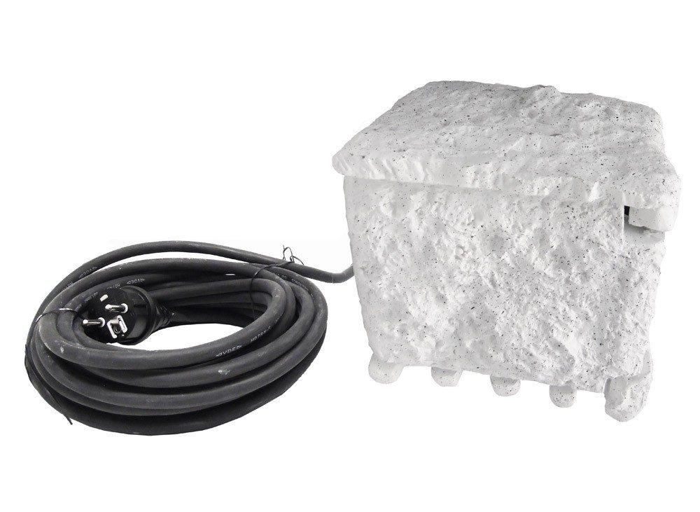 Ubbink StoneDecor 4-fach Außensteckdose Gartensteckdose Fels-Design