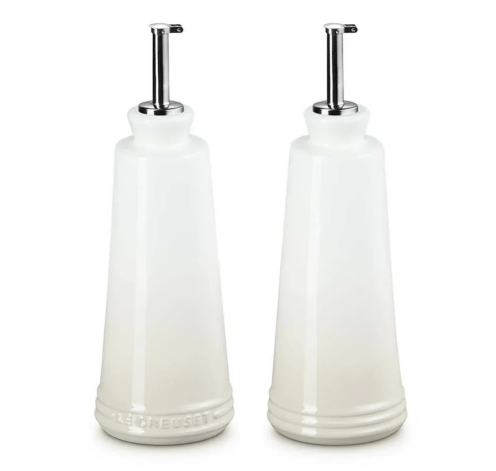Le Creuset Essig und Öl Set Steinzeug Meringue