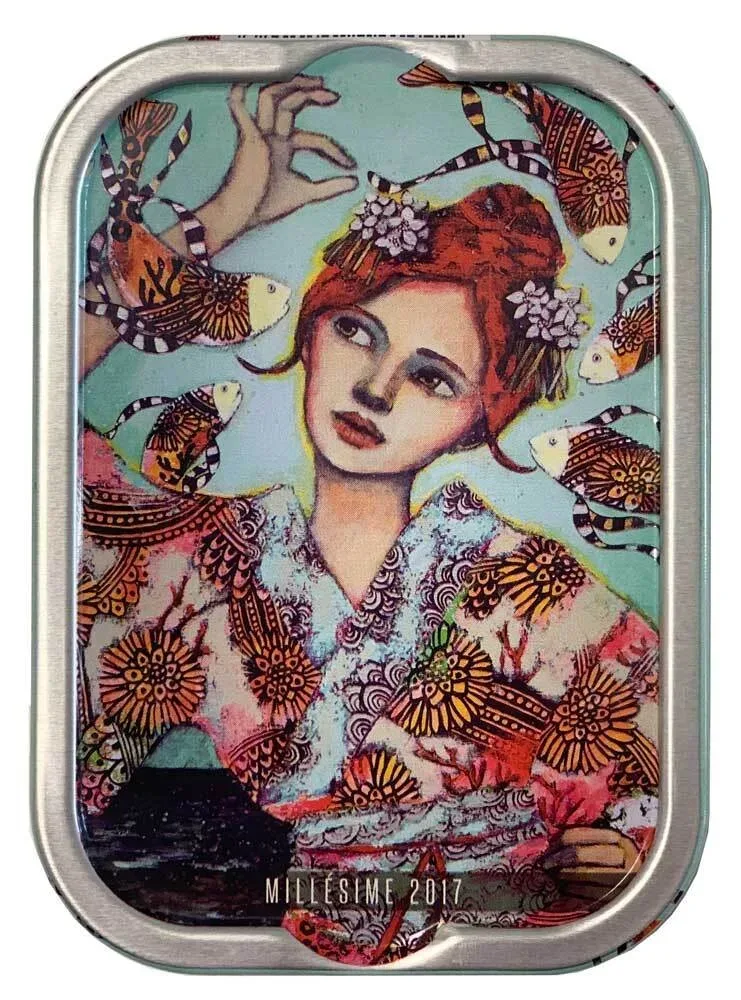 La Perle des Dieux Jahrgangssardinen 2017 Mademoiselle Perle - Dose 115 g