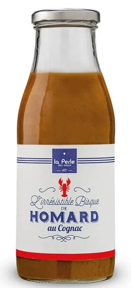 La Perle des Dieux Hummersuppe mit Cognac Bisque de Homard - Glas 470 g
