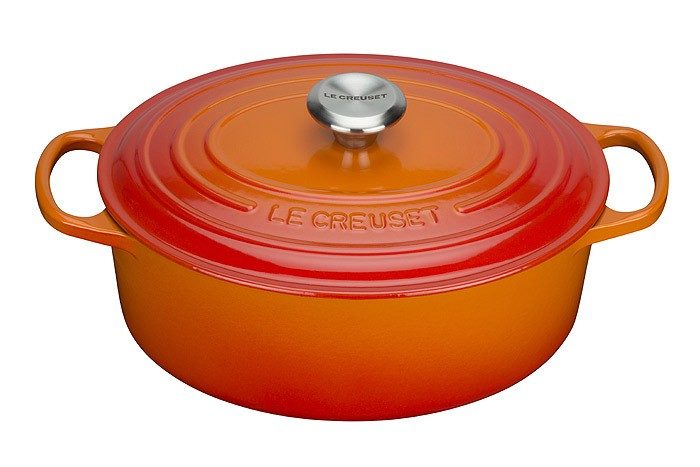Le Creuset Bräter Signature Oval Gusseisen Ofenrot 29cm